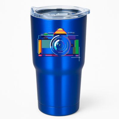 Colorful Camera Photographer Photography Lover Gift Tumbler