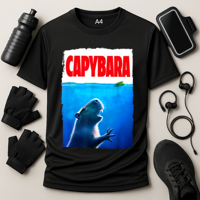 Classic Capybara Paws Lover Animals Outfits Capybaras Kawai Cooling Performance Crew T-Shirt