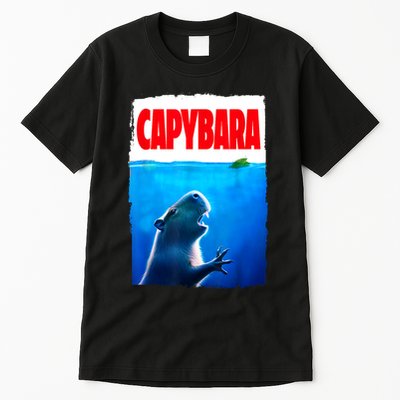Classic Capybara Paws Lover Animals Outfits Capybaras Kawai Tall T-Shirt
