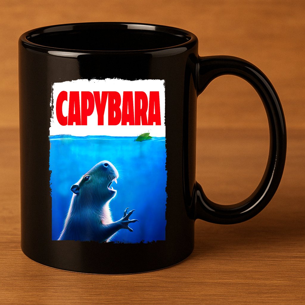 Classic Capybara Paws Lover Animals Outfits Capybaras Kawai 11oz C Handle Ceramic Mug