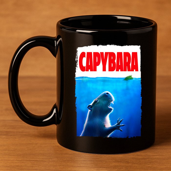 Classic Capybara Paws Lover Animals Outfits Capybaras Kawai 11oz C Handle Ceramic Mug