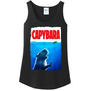 Classic Capybara Paws Lover Animals Outfits Capybaras Kawai Ladies Essential Tank