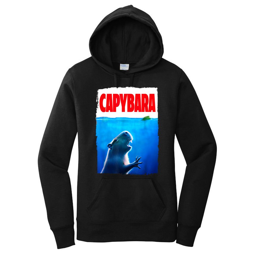 Classic Capybara Paws Lover Animals Outfits Capybaras Kawai Women's Pullover Hoodie