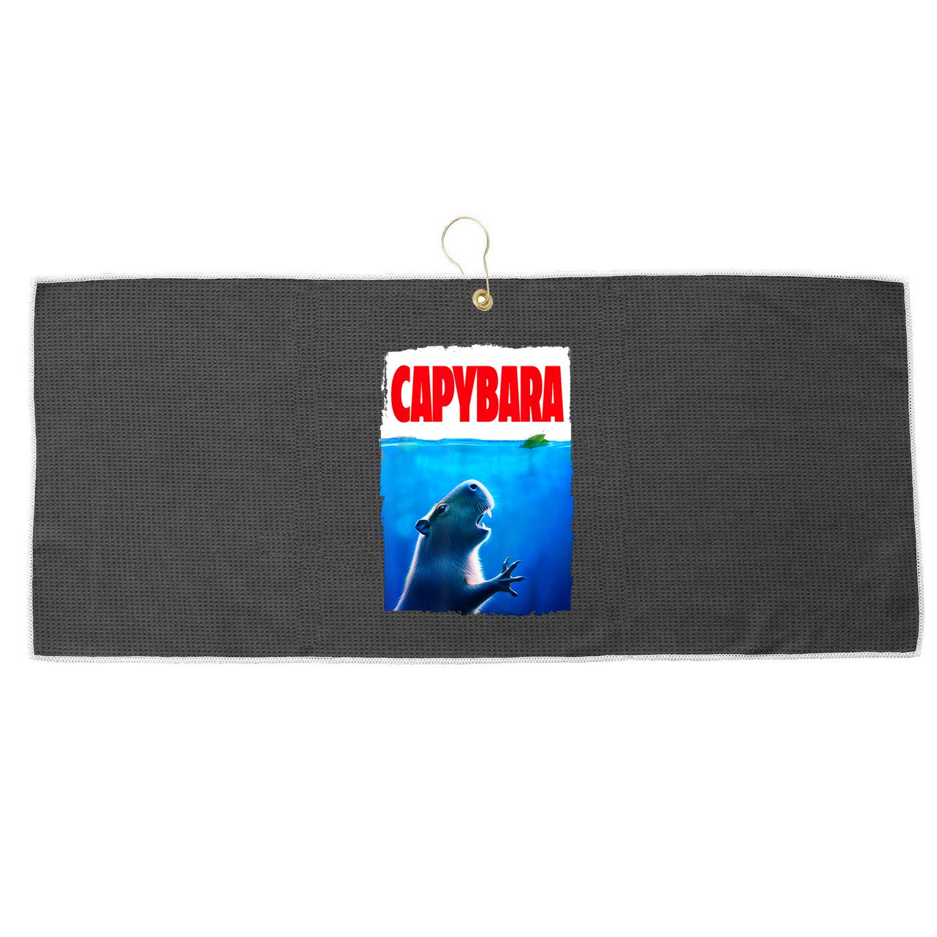 Classic Capybara Paws Lover Animals Outfits Capybaras Kawai Large Microfiber Waffle Golf Towel
