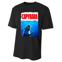 Classic Capybara Paws Lover Animals Outfits Capybaras Kawai Performance Sprint T-Shirt