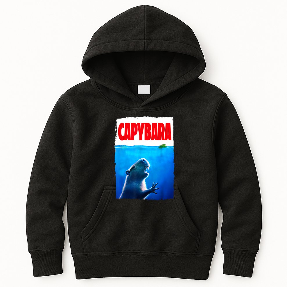 Classic Capybara Paws Lover Animals Outfits Capybaras Kawai Kids Hoodie