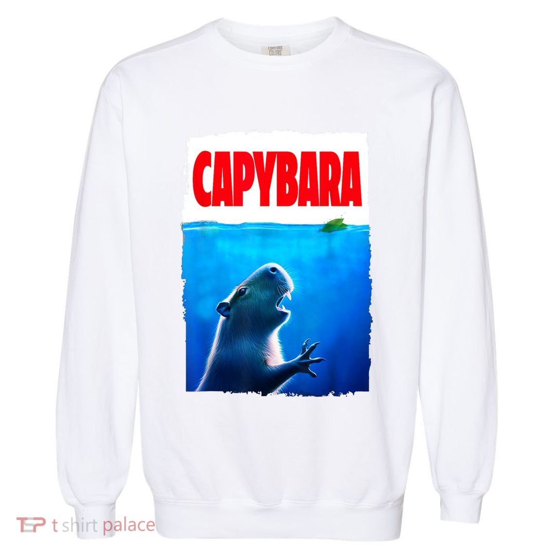 Classic Capybara Paws Lover Animals Outfits Capybaras Kawai Garment-Dyed Sweatshirt