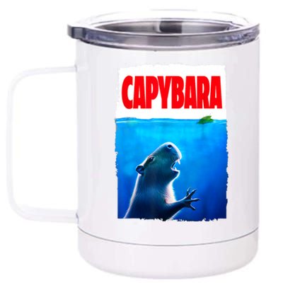 Classic Capybara Paws Lover Animals Outfits Capybaras Kawai 12 oz Stainless Steel Tumbler Cup