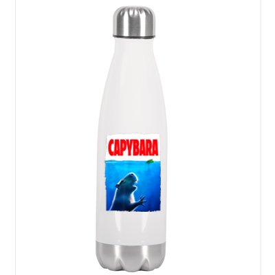 Classic Capybara Paws Lover Animals Outfits Capybaras Kawai Stainless Steel Insulated Water Bottle