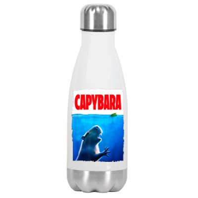 Classic Capybara Paws Lover Animals Outfits Capybaras Kawai Stainless Steel Insulated Water Bottle