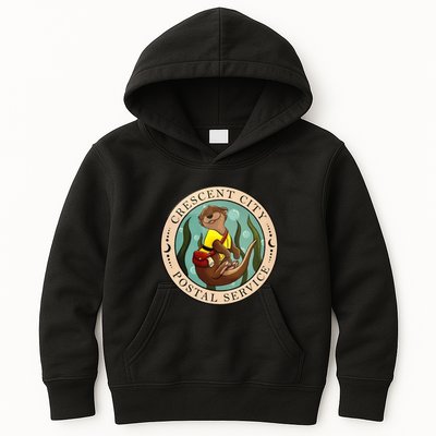 Crescent City Postal Service Messenger Otter Crescent City Kids Hoodie