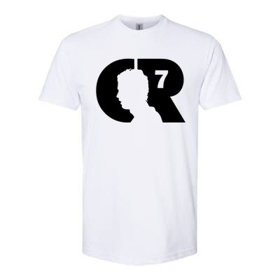 Cool Cristiano Portugal Captain Jersey Face Softstyle® CVC T-Shirt