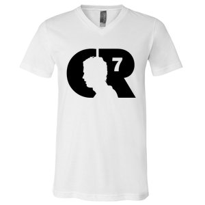 Cool Cristiano Portugal Captain Jersey Face V-Neck T-Shirt