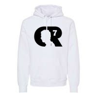 Cool Cristiano Portugal Captain Jersey Face Premium Hoodie