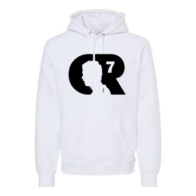 Cool Cristiano Portugal Captain Jersey Face Premium Hoodie