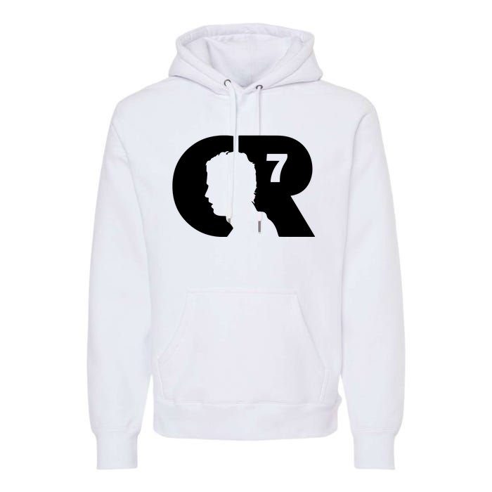 Cool Cristiano Portugal Captain Jersey Face Premium Hoodie