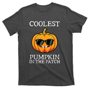 Cute Coolest Pumpkin In The Patch Glasses Halloween Gift T-Shirt