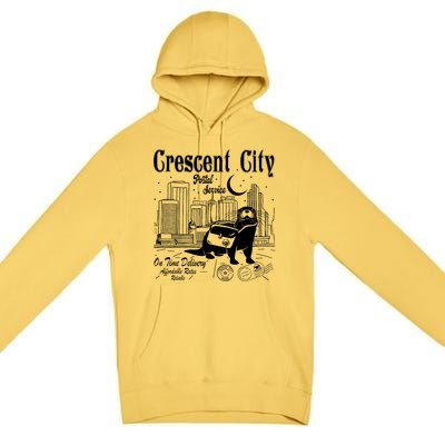 Crescent City Postal Service Messenger Otter Crescent City Premium Pullover Hoodie