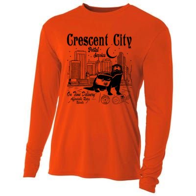 Crescent City Postal Service Messenger Otter Crescent City Cooling Performance Long Sleeve Crew