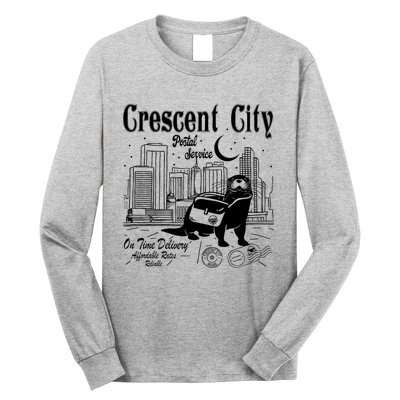 Crescent City Postal Service Messenger Otter Crescent City Long Sleeve Shirt