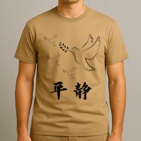 Chinese Characters Ping Jing Peace T-Shirt