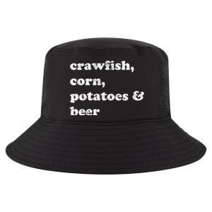 Crawfish Corn Potatoes And Beer Boil Season Great Gift Cool Comfort Performance Bucket Hat