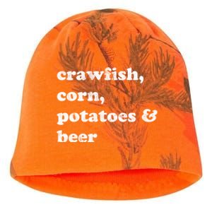 Crawfish Corn Potatoes And Beer Boil Season Great Gift Kati - Camo Knit Beanie