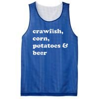 Crawfish Corn Potatoes And Beer Boil Season Great Gift Mesh Reversible Basketball Jersey Tank