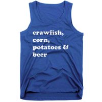 Crawfish Corn Potatoes And Beer Boil Season Great Gift Tank Top