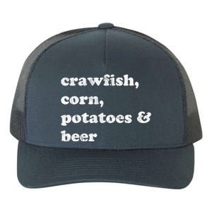 Crawfish Corn Potatoes And Beer Boil Season Great Gift Yupoong Adult 5-Panel Trucker Hat