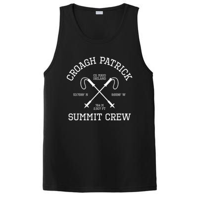 Climbed Croagh Patrick Summit Crew Hike Mayo Ireland Cool Gift PosiCharge Competitor Tank