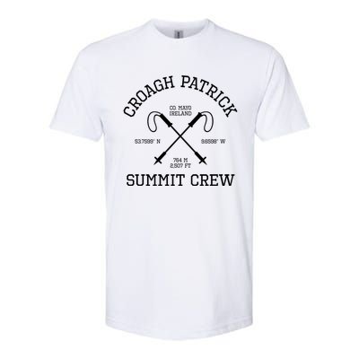 Climbed Croagh Patrick Summit Crew Hike Mayo Ireland Cool Gift Softstyle® CVC T-Shirt