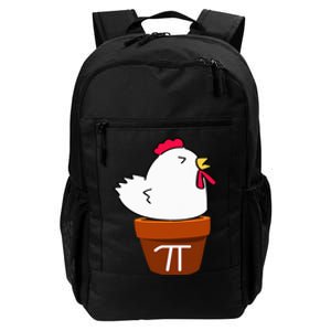 Cute Chicken Pot Pie Funny Math Pun Pi Symbol Daily Commute Backpack