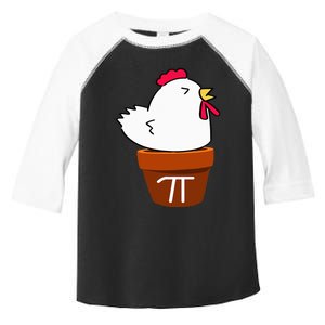 Cute Chicken Pot Pie Funny Math Pun Pi Symbol Toddler Fine Jersey T-Shirt