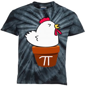 Cute Chicken Pot Pie Funny Math Pun Pi Symbol Kids Tie-Dye T-Shirt