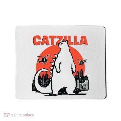 Catzilla Cat Parody Kawaaii Cat Monster Cat Mousepad