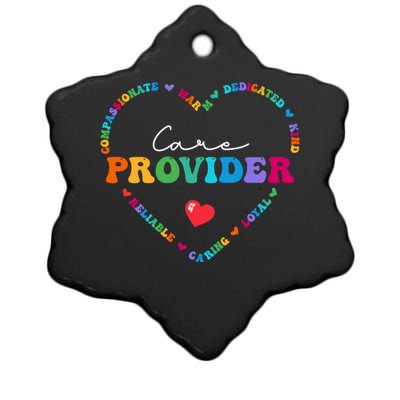 Cute Care Provider Appreciati To School Cool Gift Ceramic Star Ornament