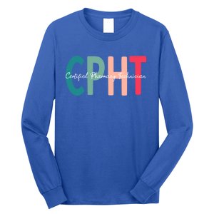 Cpht Certified Pharmacy Technician Gift Long Sleeve Shirt