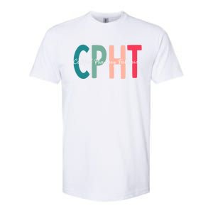 Cpht Certified Pharmacy Technician Gift Softstyle CVC T-Shirt