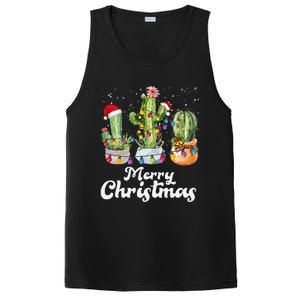 Cactus Christmas Pj Costume Design Party Plant Lovers PosiCharge Competitor Tank