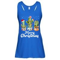 Cactus Christmas Pj Costume Design Party Plant Lovers Ladies Essential Flowy Tank