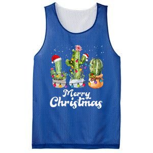 Cactus Christmas Pj Costume Design Party Plant Lovers Mesh Reversible Basketball Jersey Tank