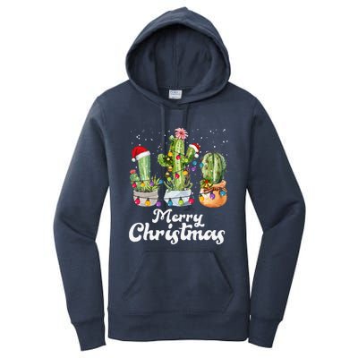 Cactus Christmas Pj Costume Design Party Plant Lovers Women's Pullover Hoodie