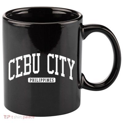 Cebu City Philippines Style 11oz C Handle Ceramic Mug