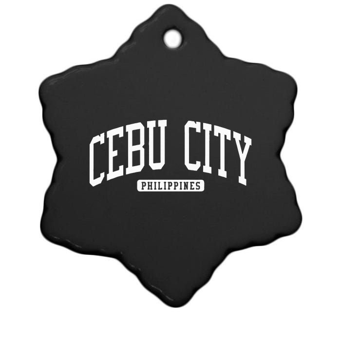 Cebu City Philippines Style Ceramic Star Ornament