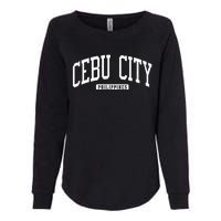 Cebu City Philippines Style Womens California Wash Sweatshirt