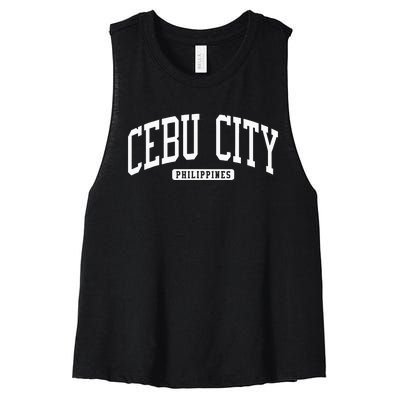 Cebu City Philippines Style Women's Racerback Cropped Tank