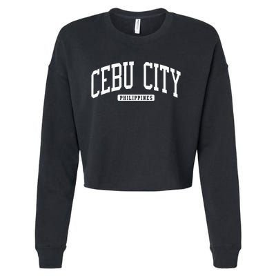 Cebu City Philippines Style Cropped Pullover Crew