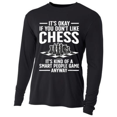 Cool Chess Players Art For Men Chess Lover Novelty Cooling Performance Long Sleeve Crew