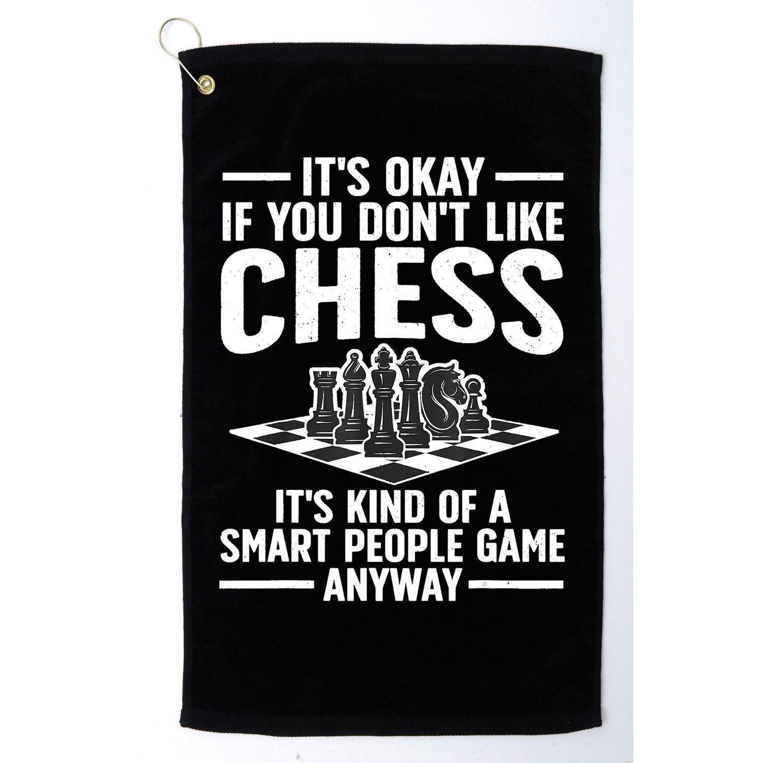 Cool Chess Players Art For Men Chess Lover Novelty Golf Towel
